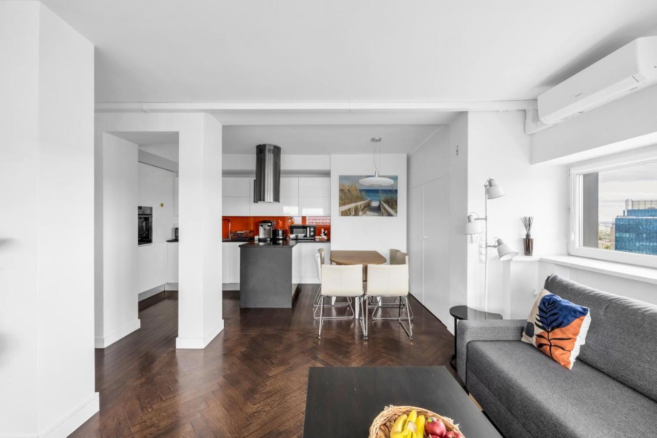 23Rd Floor 3Br Apt With Views Of 华沙 外观 照片